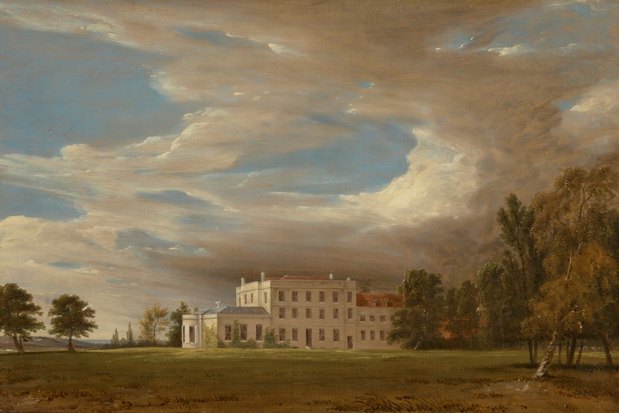 Old Hall, East Bergholt tekijältä John Constable