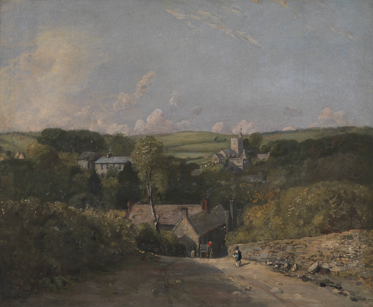 Osmingtonin kylä tekijältä John Constable