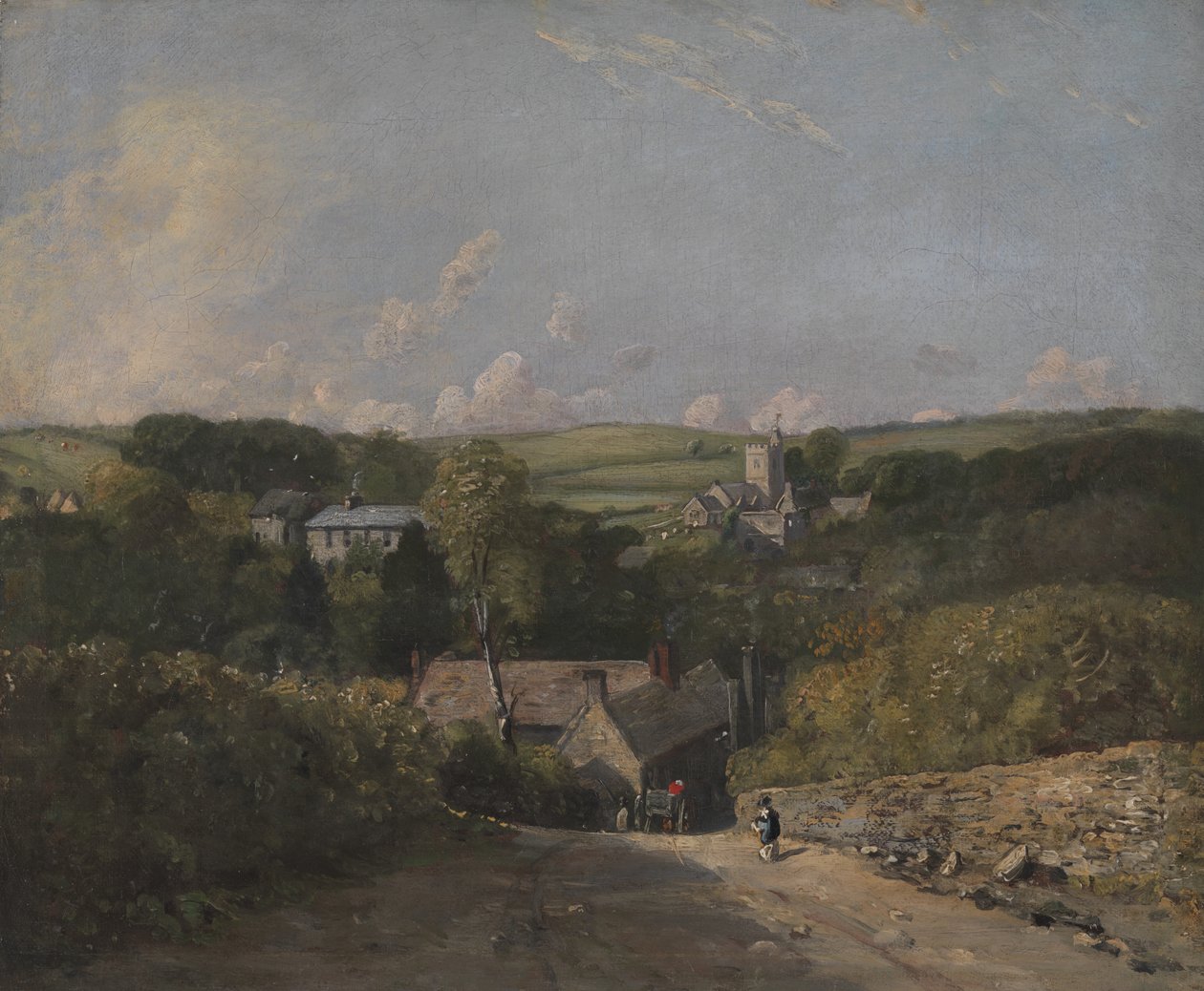 Osmington Village, 1816-1817. tekijältä John Constable