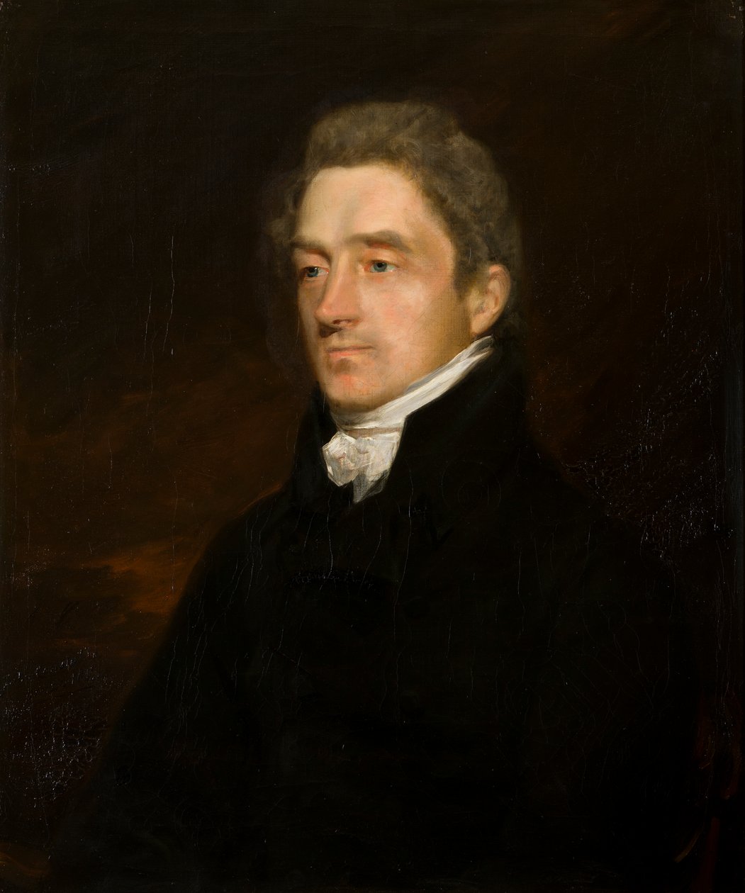 Muotokuva kunnia. ja pastori George Bridgeman, n. 1800-1832 (öljy kankaalle) tekijältä John Constable