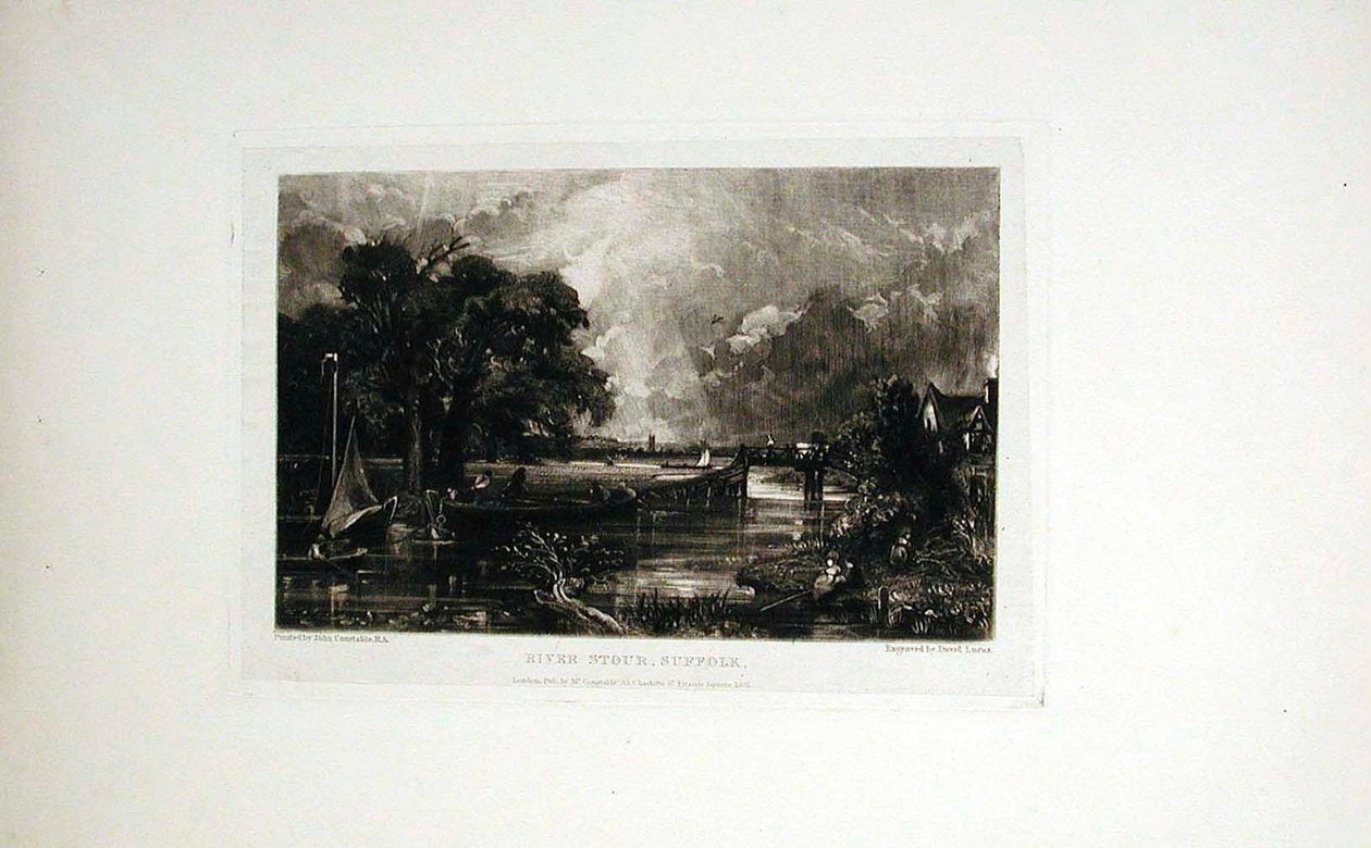 Stourjoki, Suffolk tekijältä John Constable