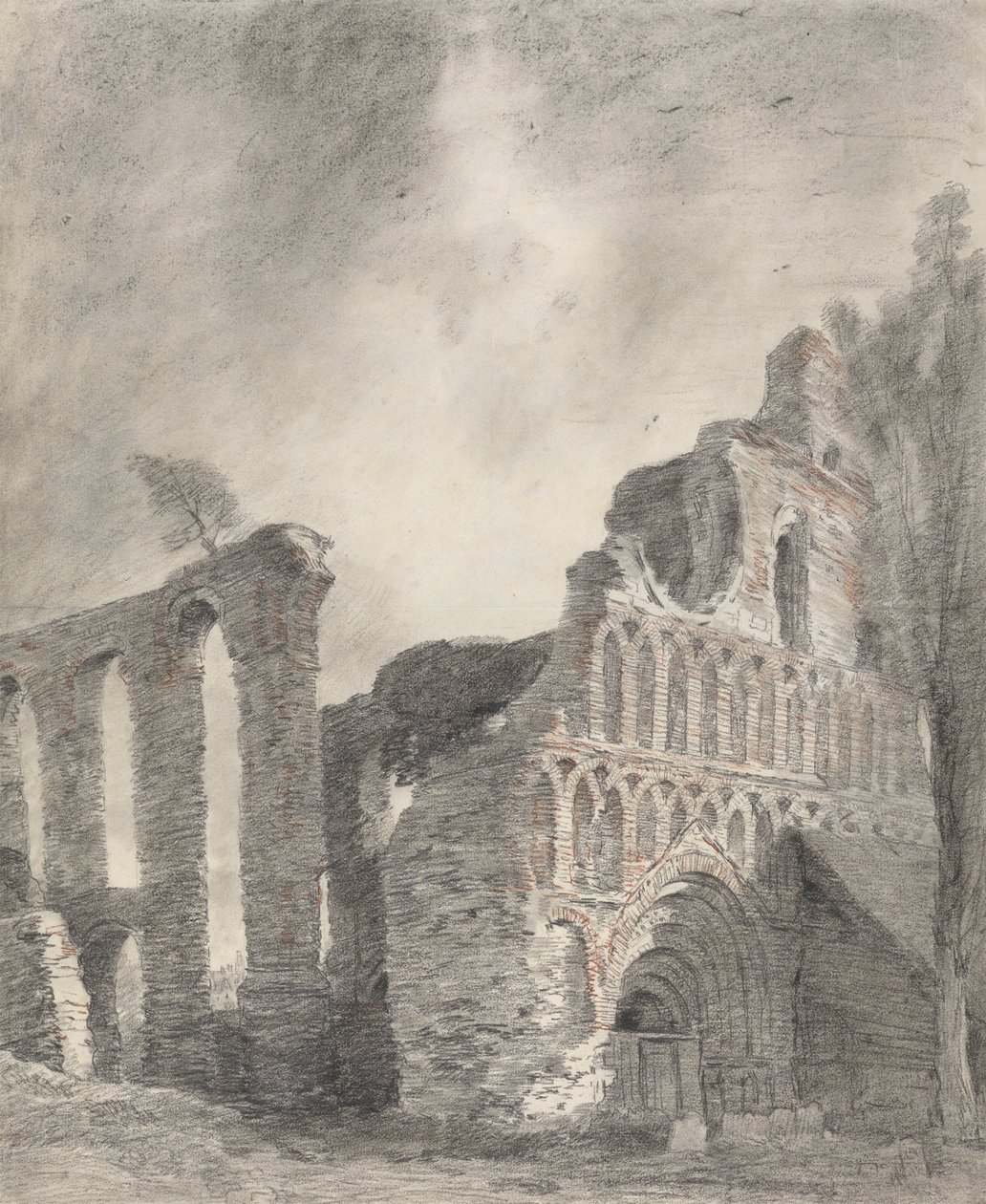 St. Botolphin luostarin rauniot, Colchester tekijältä John Constable