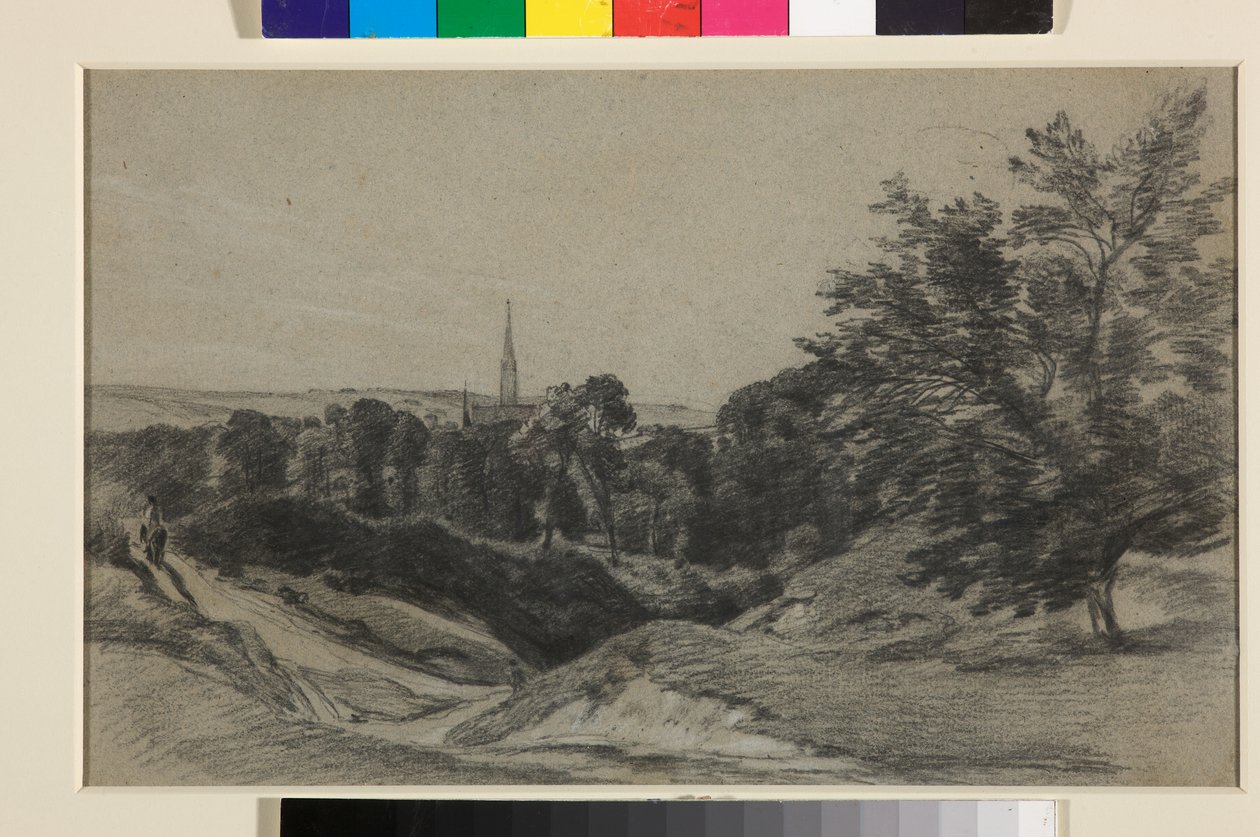 Salisburyn katedraali Old Sarumista tekijältä John Constable