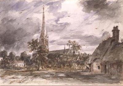 Salisburyn katedraali: mökeillä tekijältä John Constable