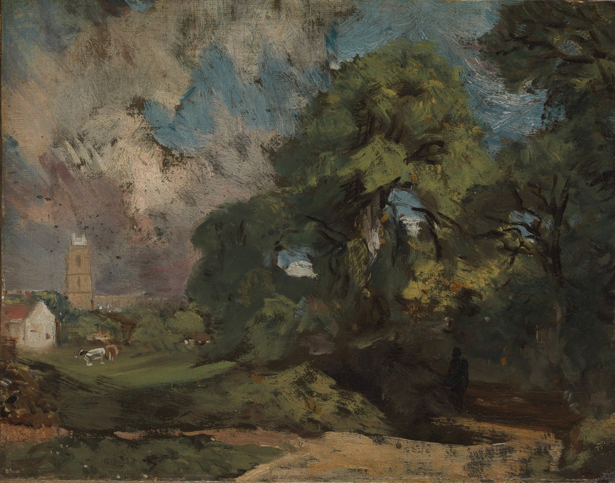 Stoke-by-Nayland, n. 1810-11 tekijältä John Constable