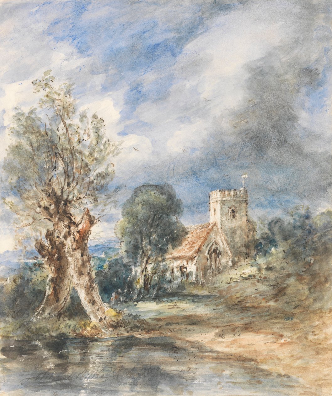 Stoke Pogesin kirkko tekijältä John Constable