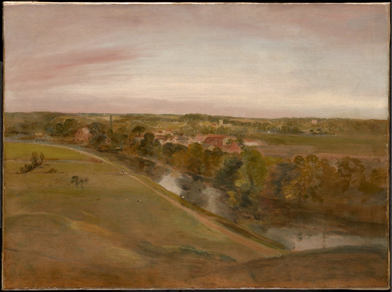 Stratford Saint Mary Coombsilta nähtynä tekijältä John Constable