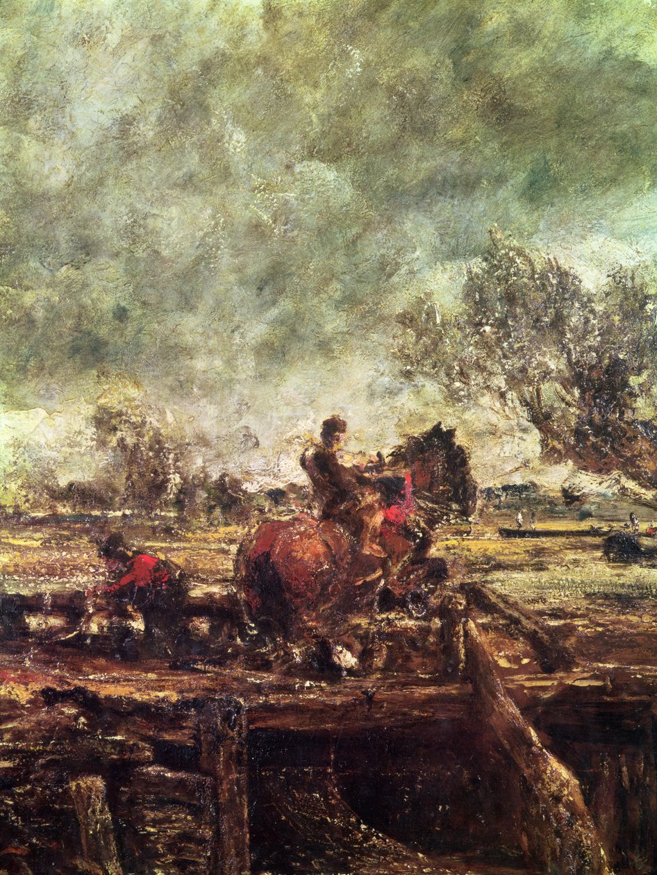 Tutkimus hyppäävälle hevoselle (yksityiskohta) tekijältä John Constable