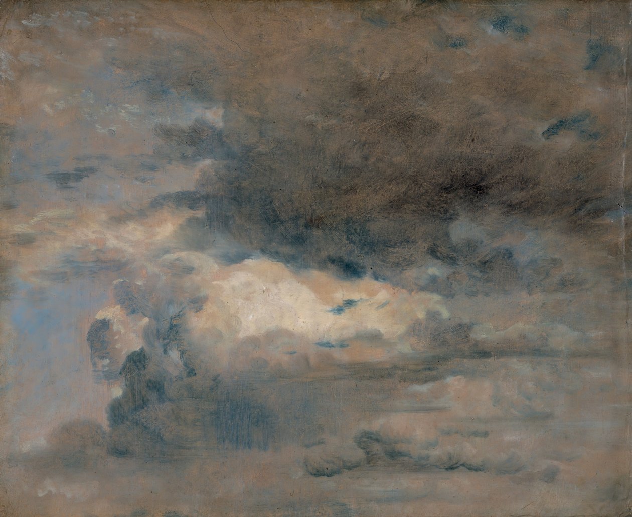 Pilvien tutkimus - Ilta, 31. elokuuta 1822. tekijältä John Constable