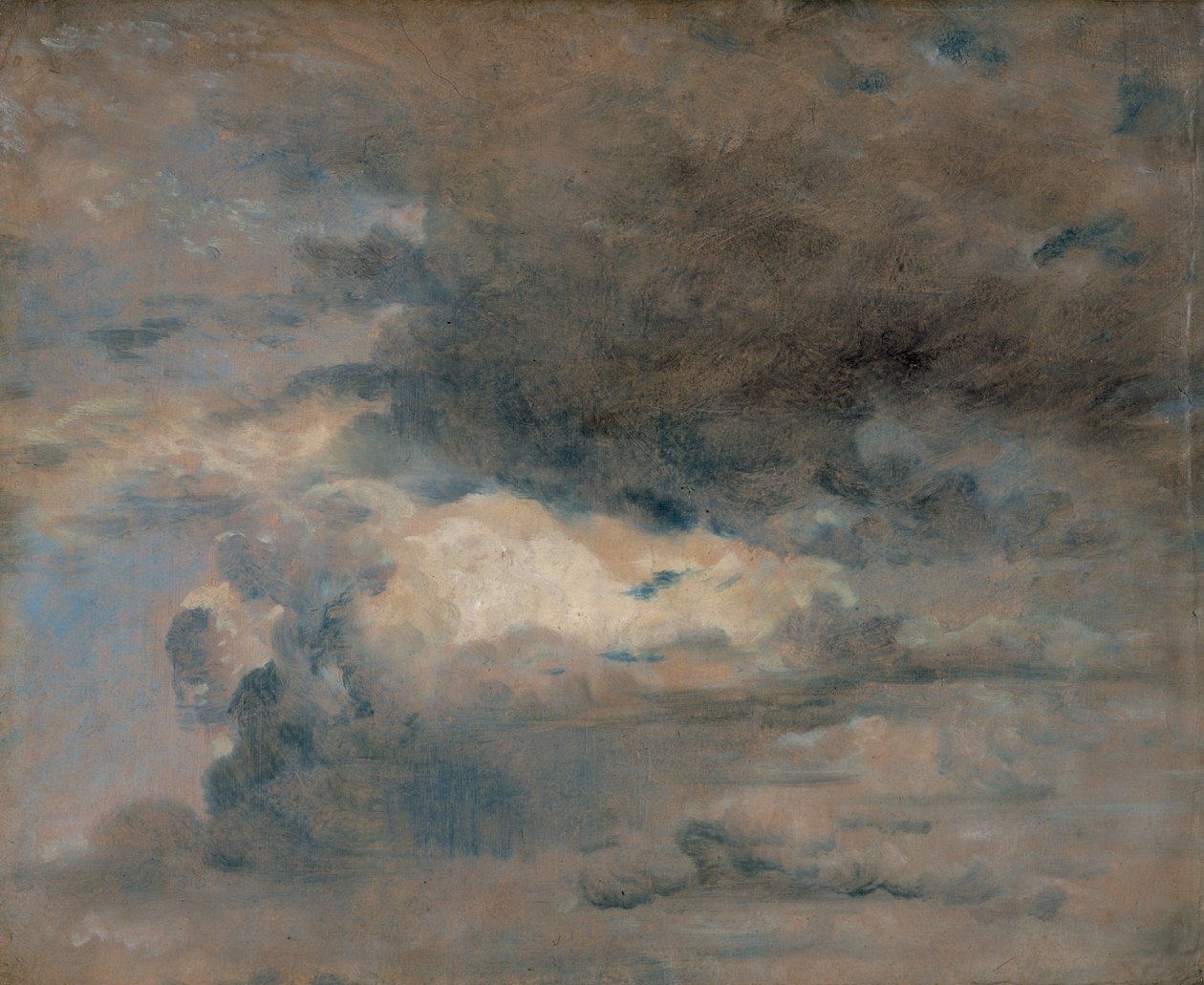 Pilvien tutkimus - Ilta, 31. elokuuta 1822 tekijältä John Constable