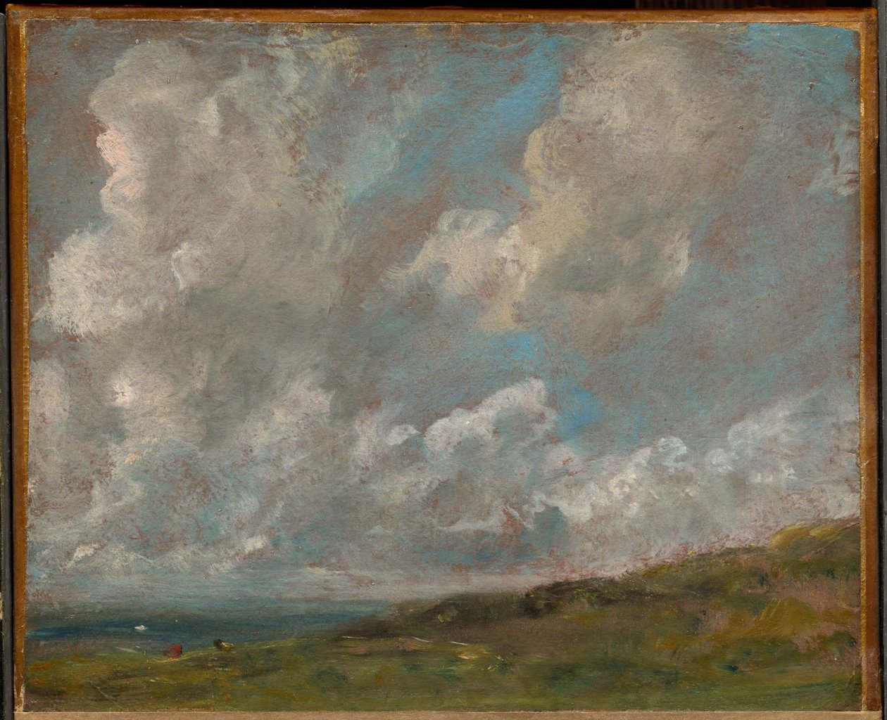 Pilvitutkielma maiseman yllä tekijältä John Constable