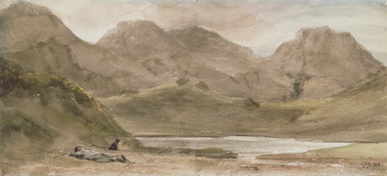 Sty Head Tarn, 12. lokakuuta 1800 tekijältä John Constable