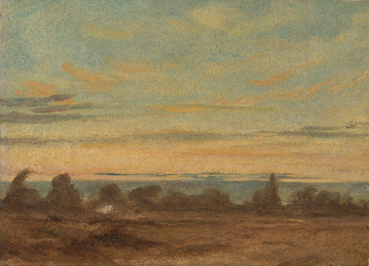 Kesä - iltamaisema tekijältä John Constable