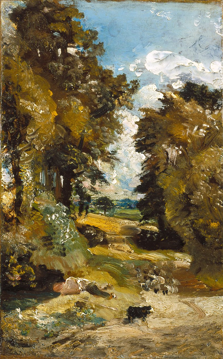 The Cornfield (öljy kankaalle) tekijältä John Constable