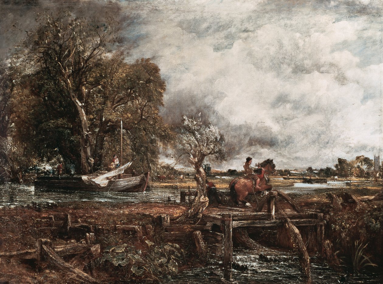 Hyppyhevonen, noin 1825 tekijältä John Constable