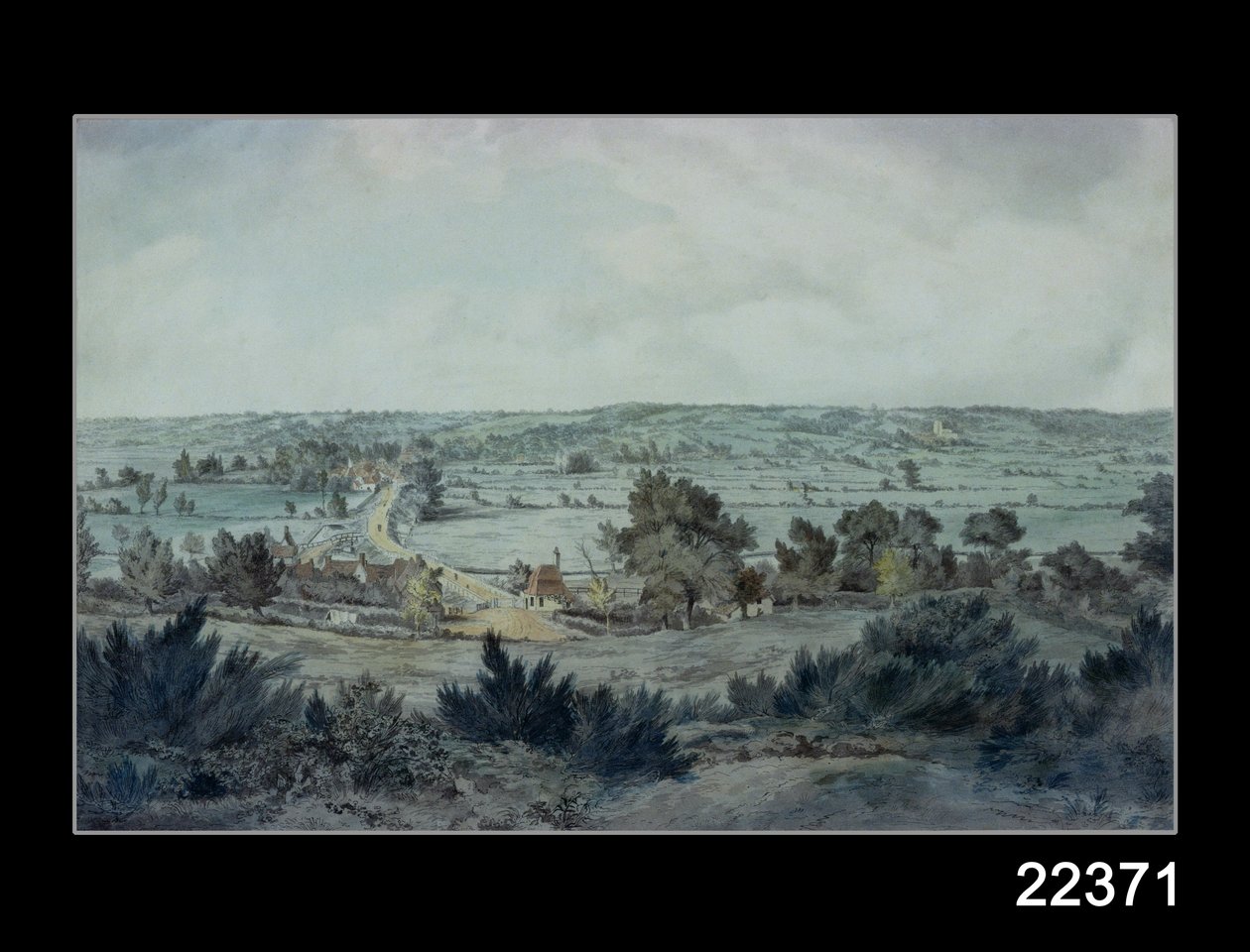 Stourin laakso, kaukana Stratford St.Maryn kanssa tekijältä John Constable