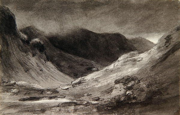 Newlandsin laakso: Hyvin myrskyinen iltapäivä tekijältä John Constable