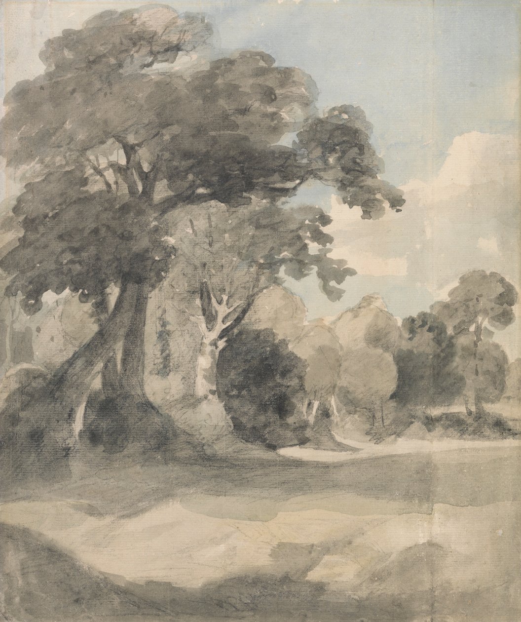 Puut niityllä tekijältä John Constable