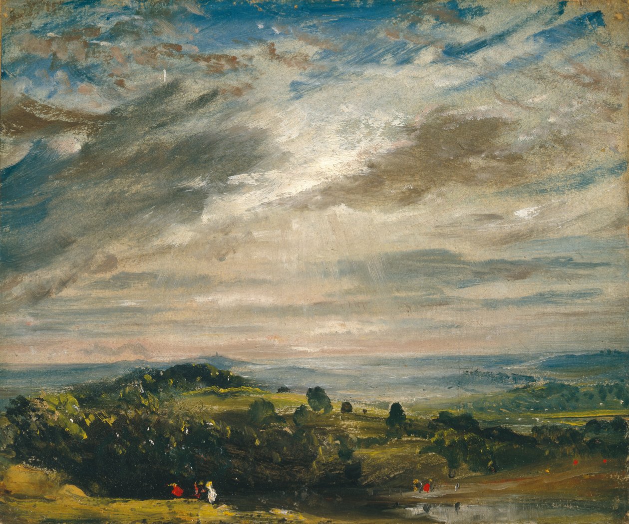 Näkymä Hampstead Heathista, päin Harrowia tekijältä John Constable