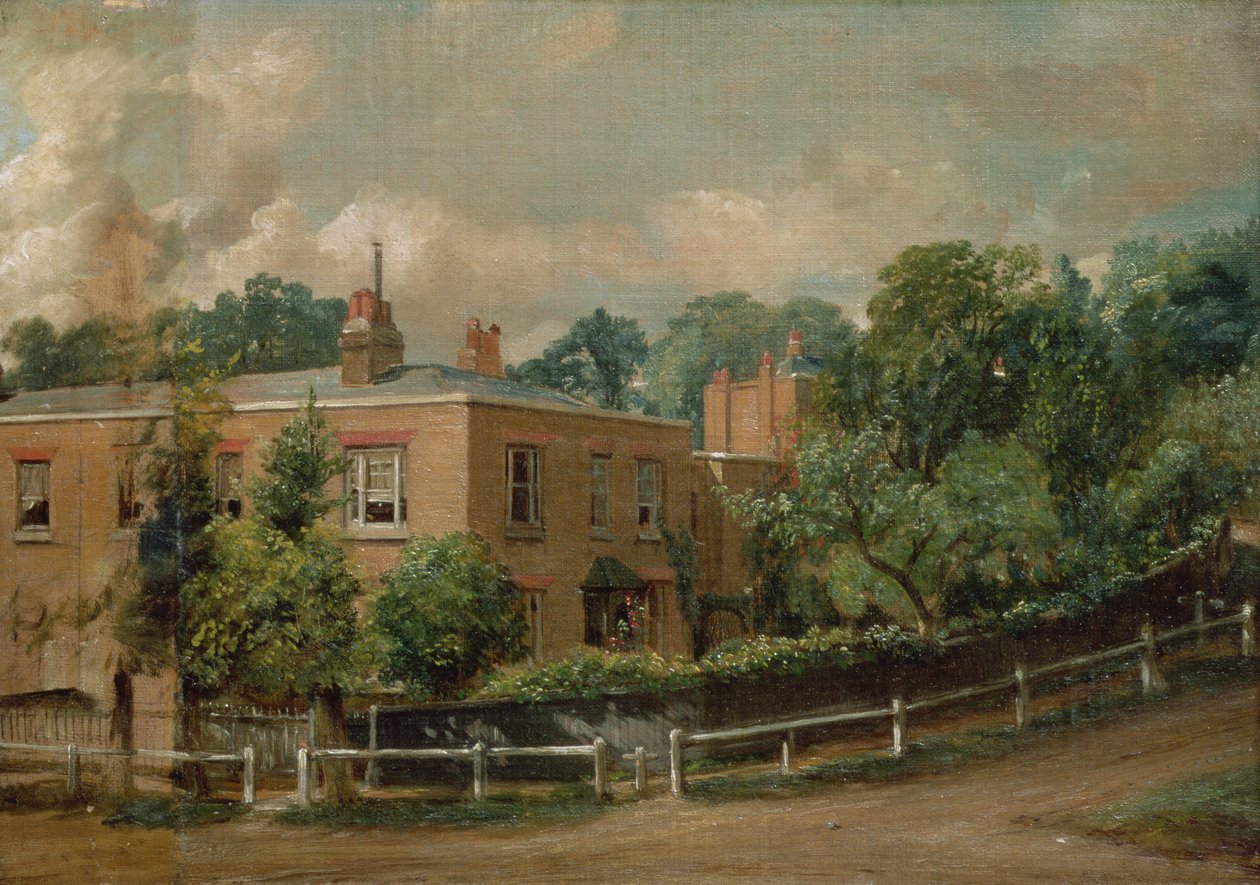 Näkymä Lower Terrace, Hampstead tekijältä John Constable