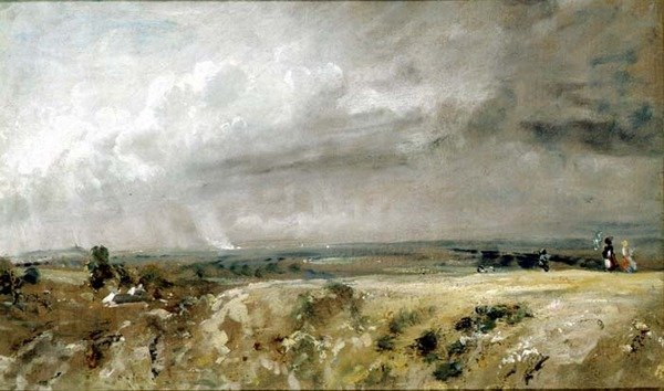 Näkymä Hampstead Heathille (öljy kankaalle) tekijältä John Constable