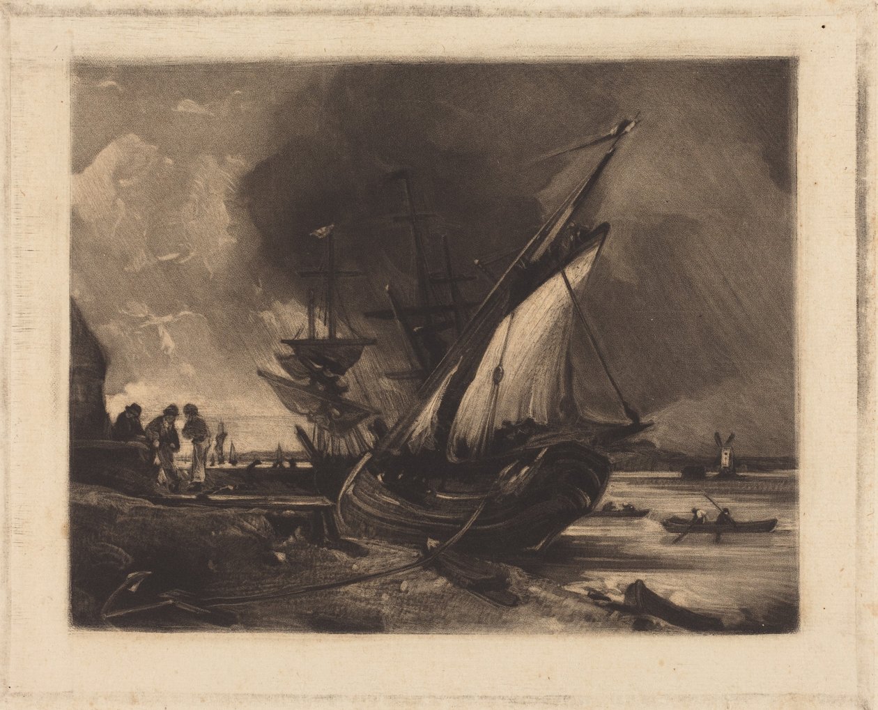 Näkymä Orwelljoelle tekijältä John Constable