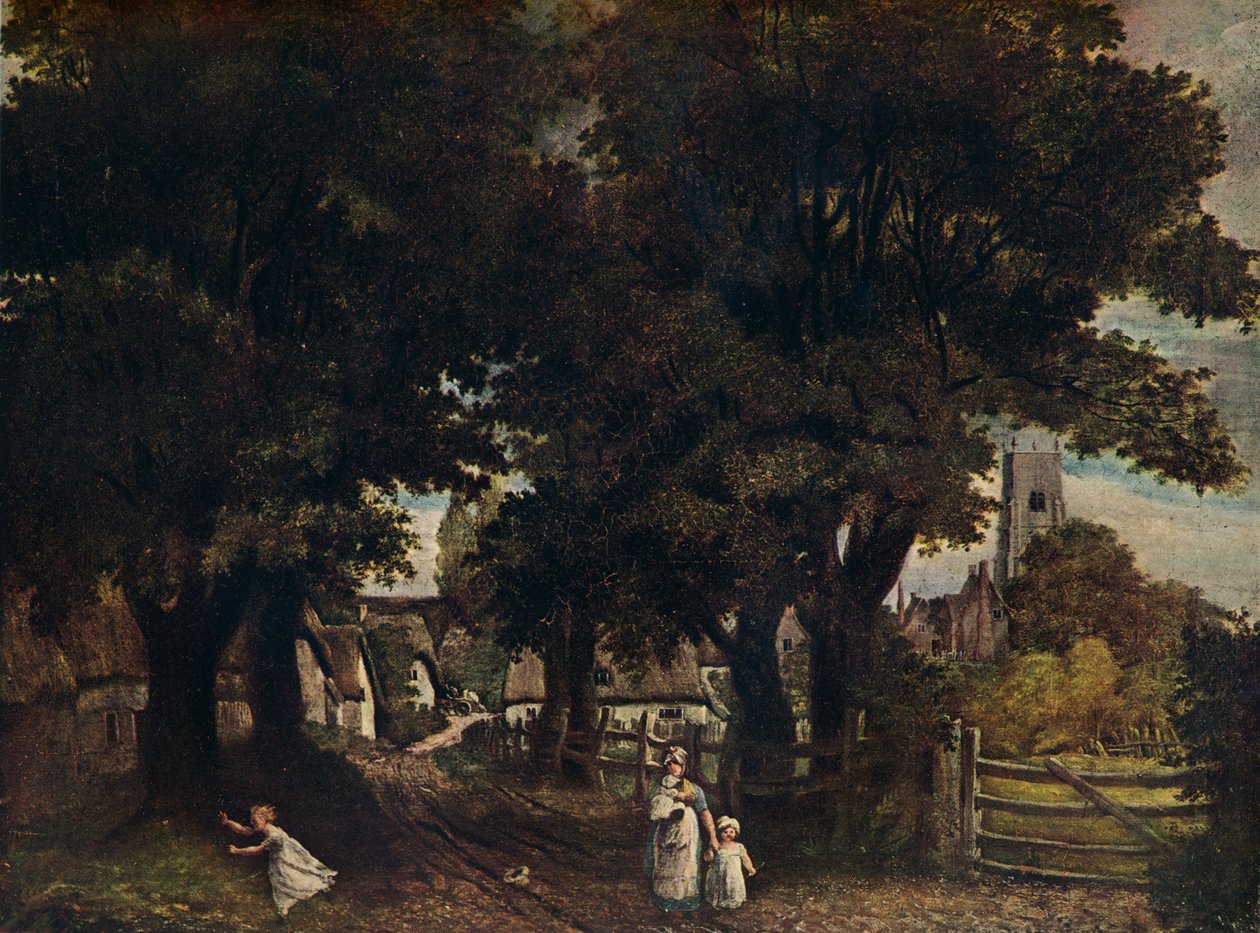 Water Lane, Dedham, c1802, 1911 tekijältä John Constable