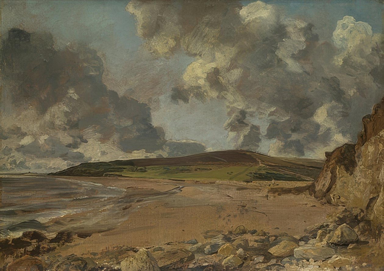 Weymouth Bay: Bowleaze Cove ja Jordon Hill. 1816-17 tekijältä John Constable