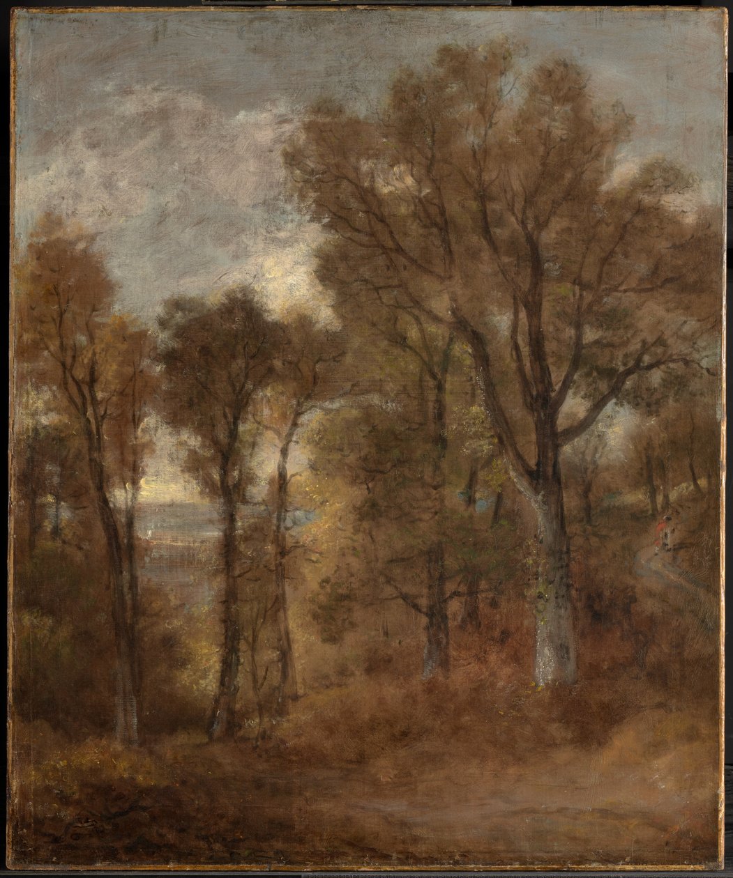 Metsämaisema, josta avautuu näkymä Dedham Valeen tekijältä John Constable