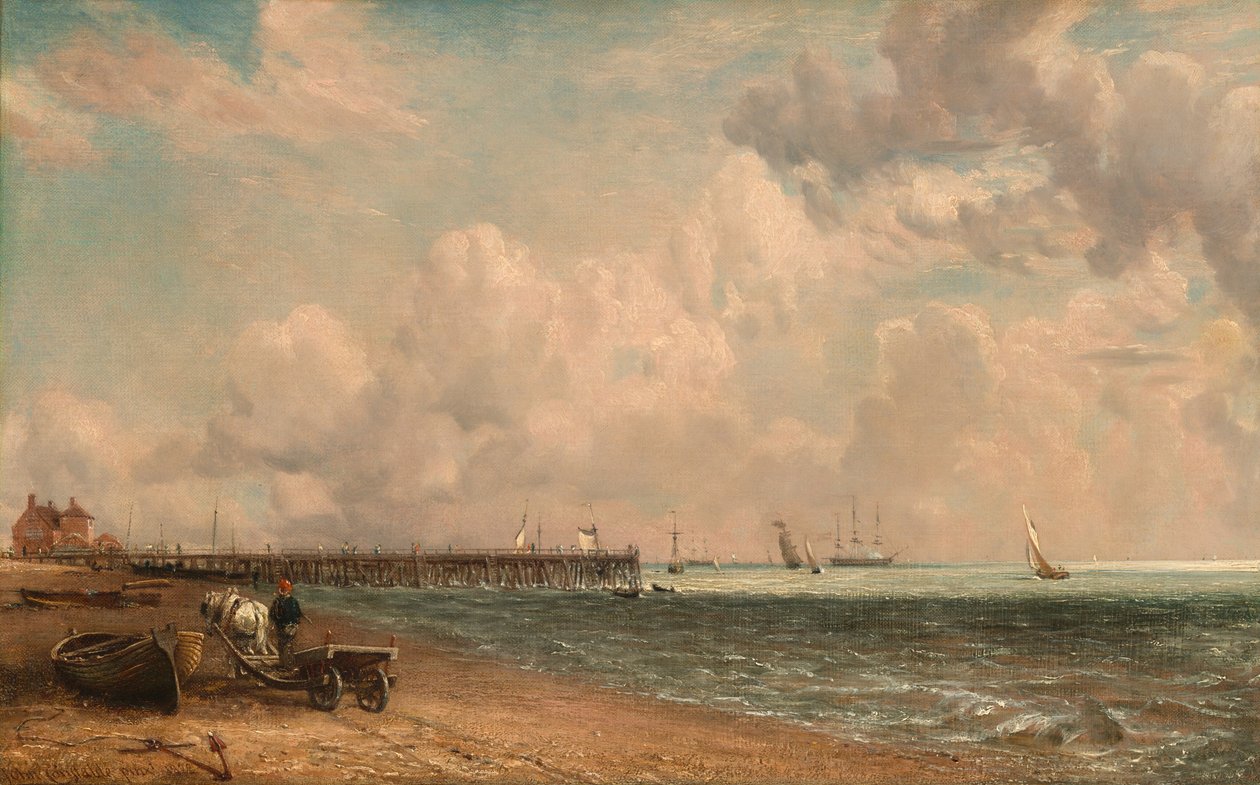 Yarmouthin laituri, 1822. tekijältä John Constable