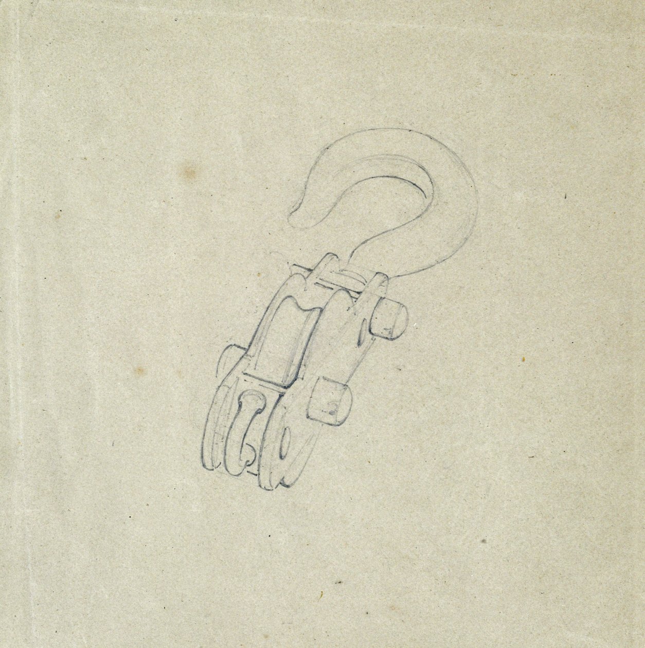 Block and Hook, n. 1835-38 (kynä paperilla) tekijältä John Cooke Bourne