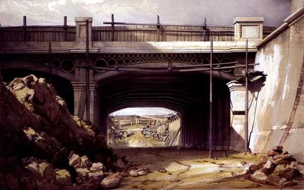 Hampstead Road Bridge tekijältä John Cooke Bourne