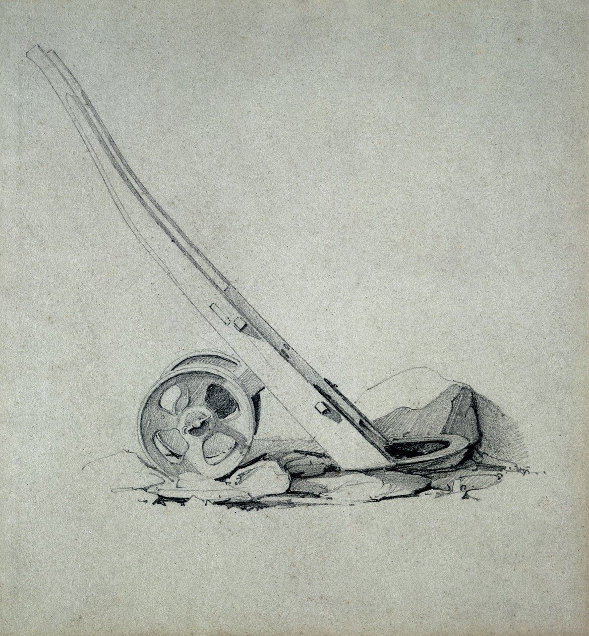 Kuorma-auto, 1830-luku (kynä ja muste ja pesu paperille) tekijältä John Cooke Bourne