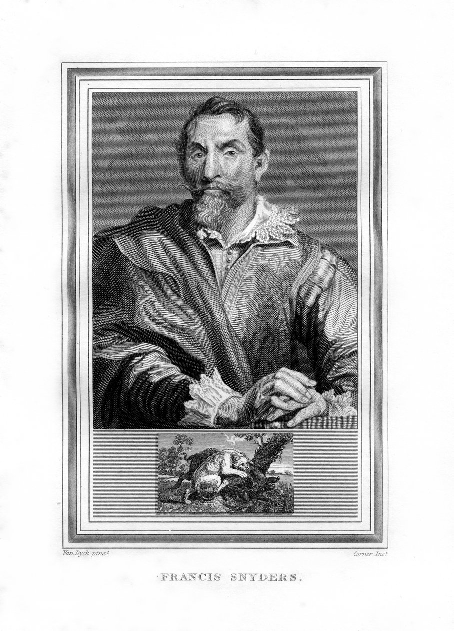Frans Snyders, Flanderin barokin aikakauden taidemaalari, 1825. tekijältä John Corner