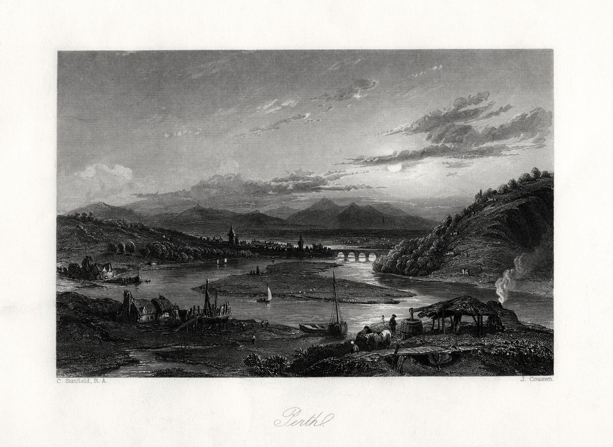 Perth, Australia, 1800-luku tekijältä John Cousen