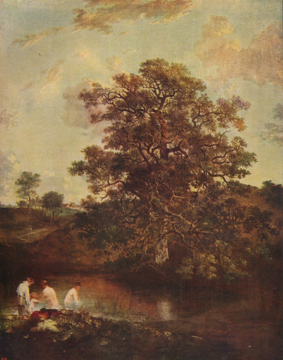 The Poringland Oak, c1818-1820, c1915 tekijältä John Crome
