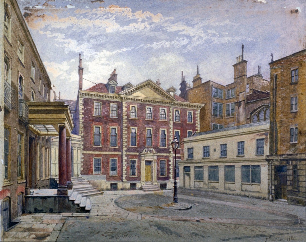 Austin Friars Street, Lontoon kaupunki, 1881 tekijältä John Crowther
