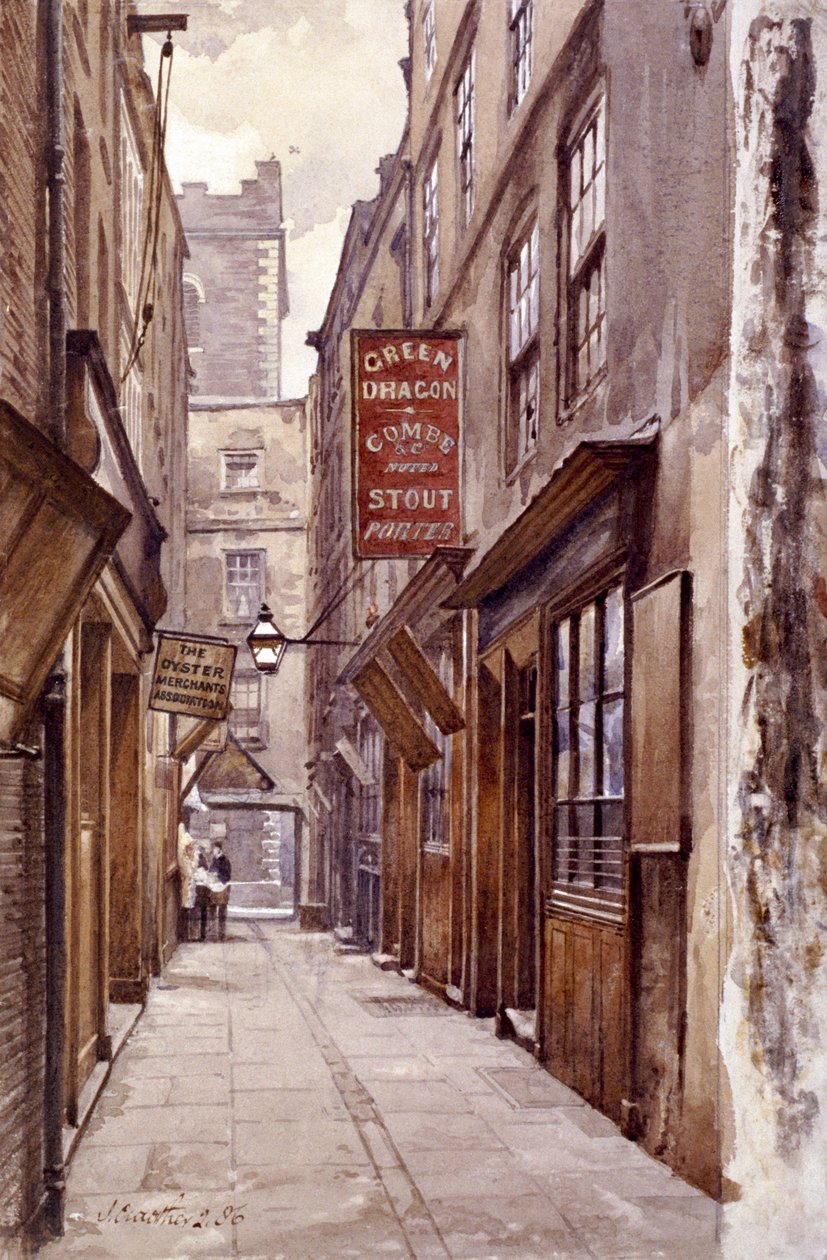 Botolph Alley, Lontoo, 1886 tekijältä John Crowther