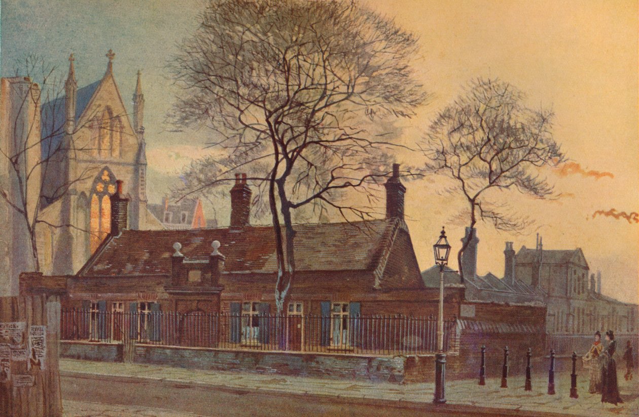 Butlers Almshouses, Westminster, Lontoo, 1879 1926 tekijältä John Crowther