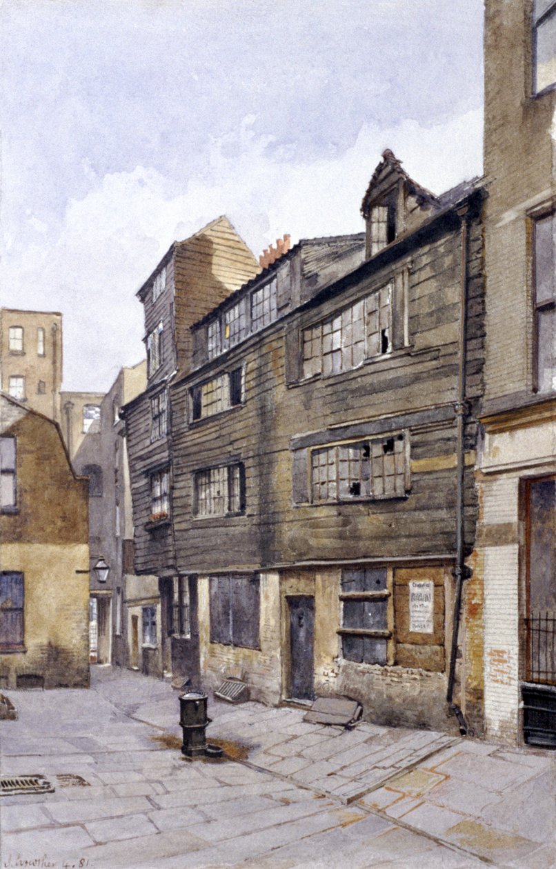 Crown Court, Chancery Lane, Lontoo, 1881 tekijältä John Crowther