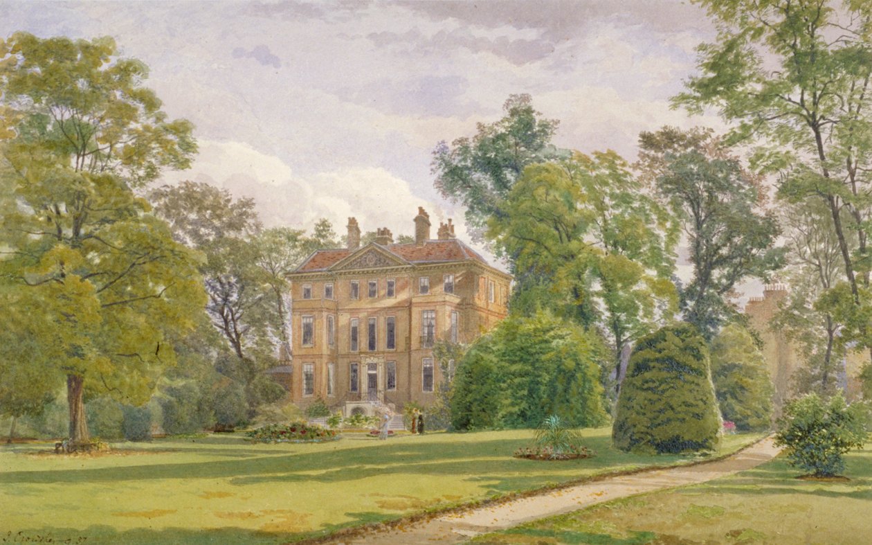 Wandsworth Manor Housen puutarha edessä, St John