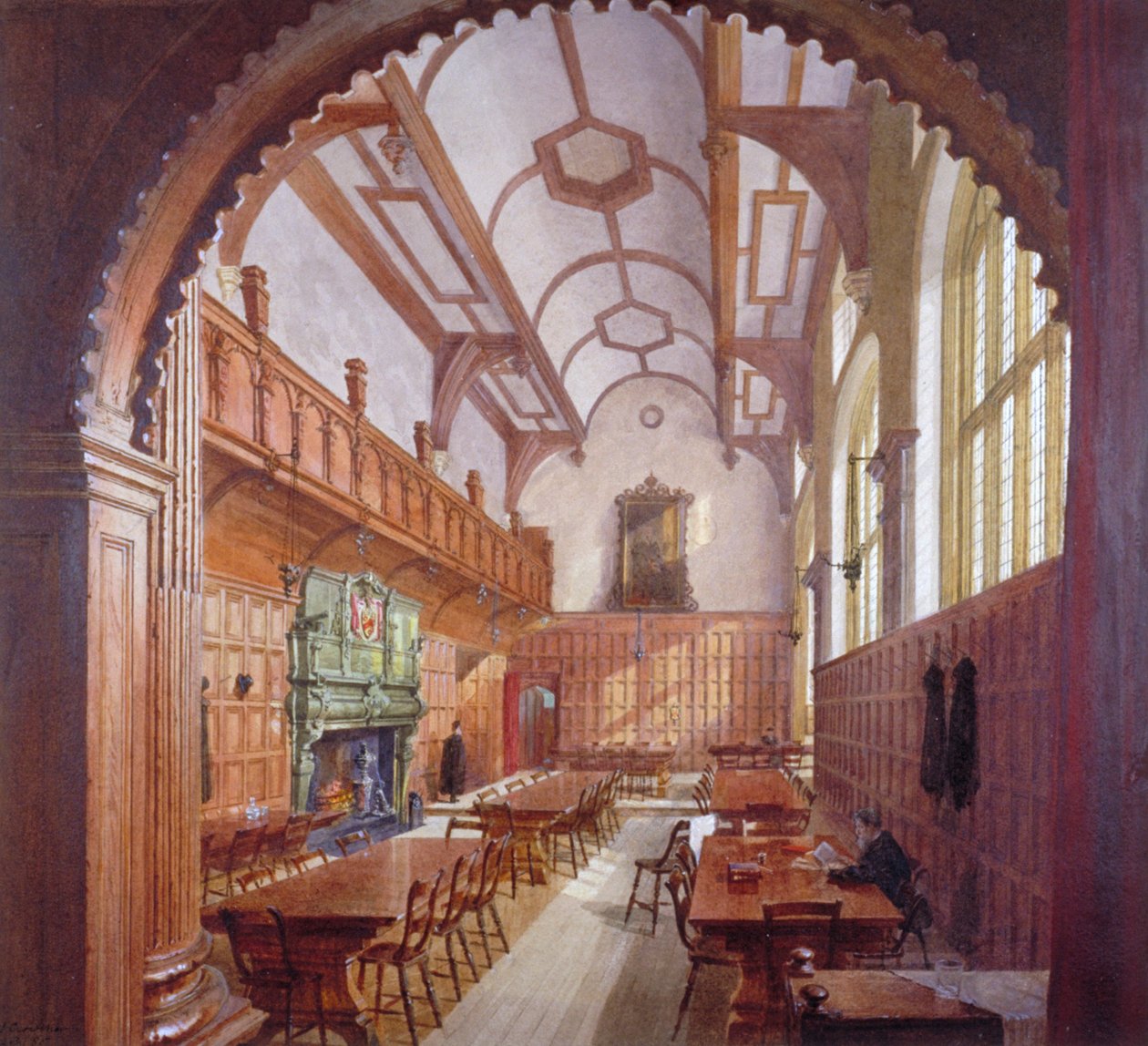 Great Hall, Charterhouse, Lontoo, 1885 tekijältä John Crowther
