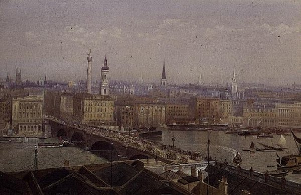 London Bridge näyttää monumenttia tekijältä John Crowther