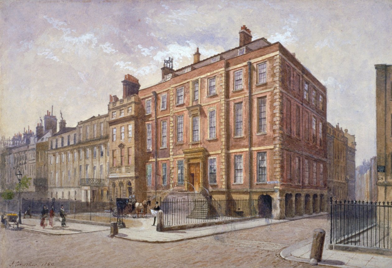 Newcastle House, Holborn, Lontoo, 1880 tekijältä John Crowther