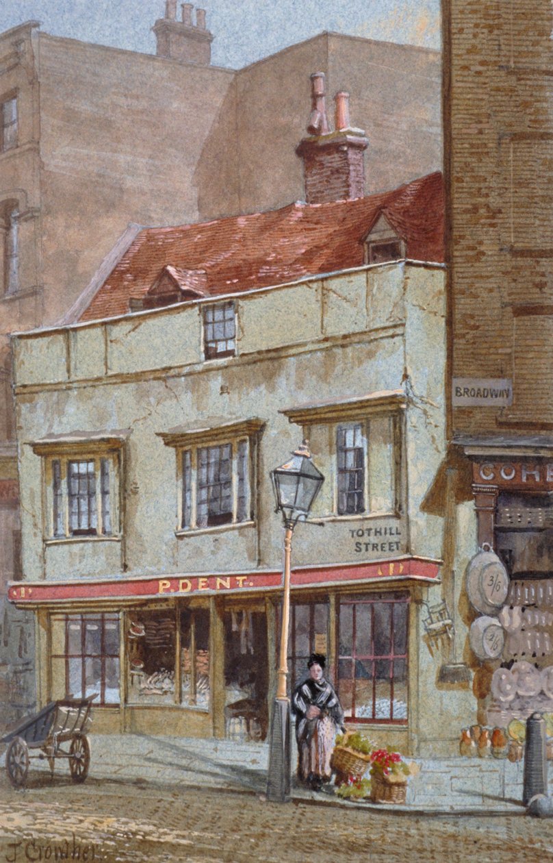 No 1 Tothill Street, Westminster, Lontoo, c1880. tekijältä John Crowther