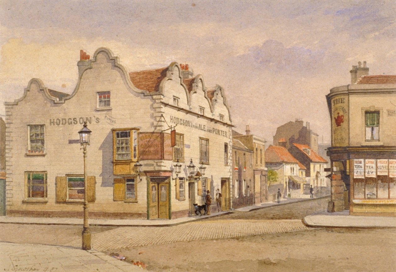 Raven Inn, Battersea, Lontoo, 1887. tekijältä John Crowther