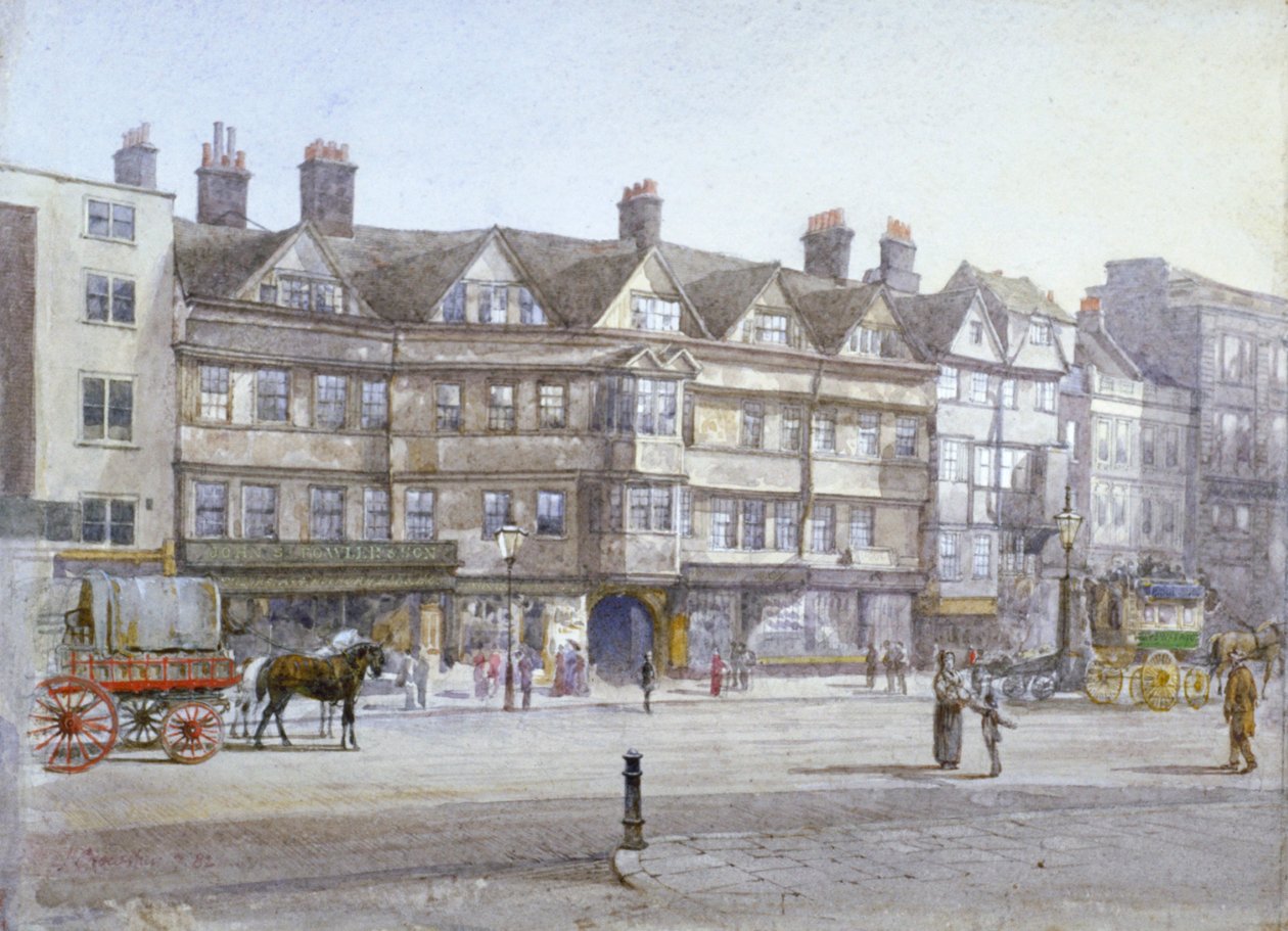 Staple Inn, Lontoo, 1882 tekijältä John Crowther