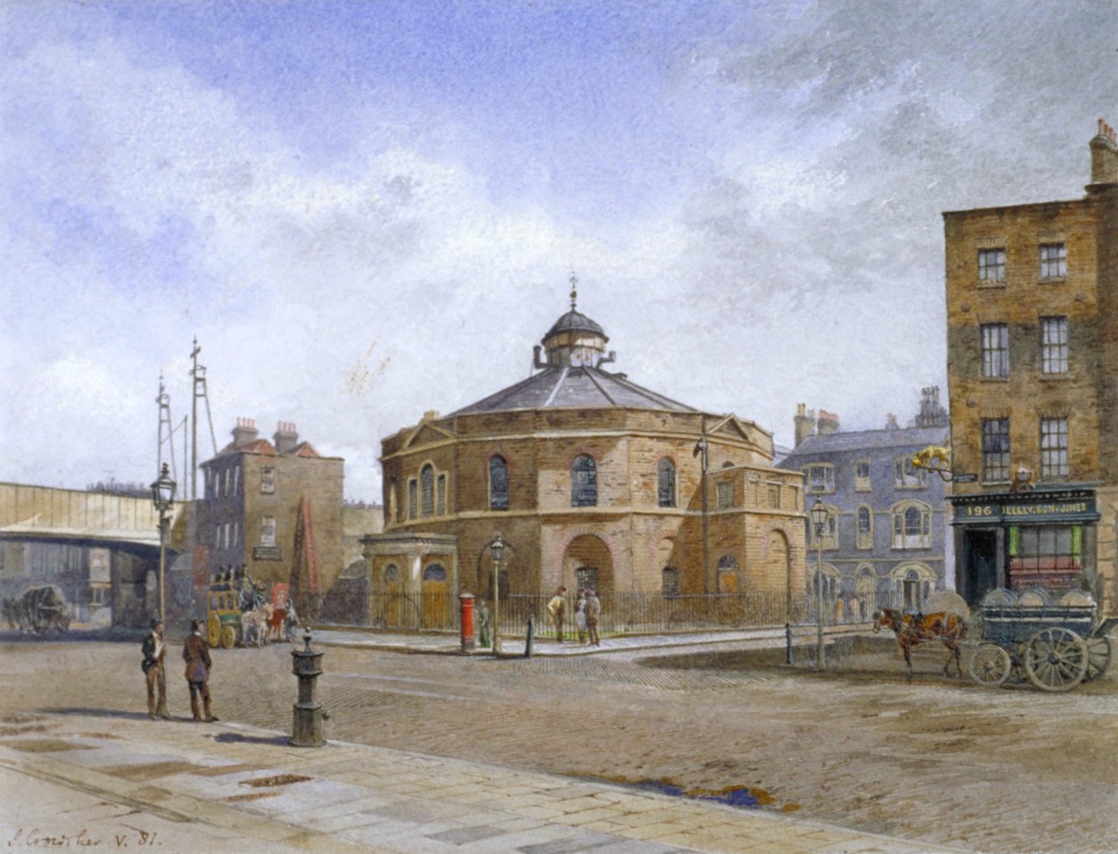 Surrey Chapel, no 196 Blackfriars Road, Southwark, Lontoo, 1881 tekijältä John Crowther