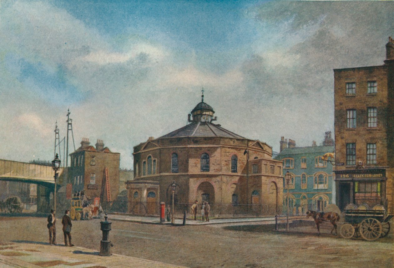 The Surrey Chapel, Blackfriars Road, no 196 Blackfriars Road, Southwark, Lontoo, 1881 1926 tekijältä John Crowther
