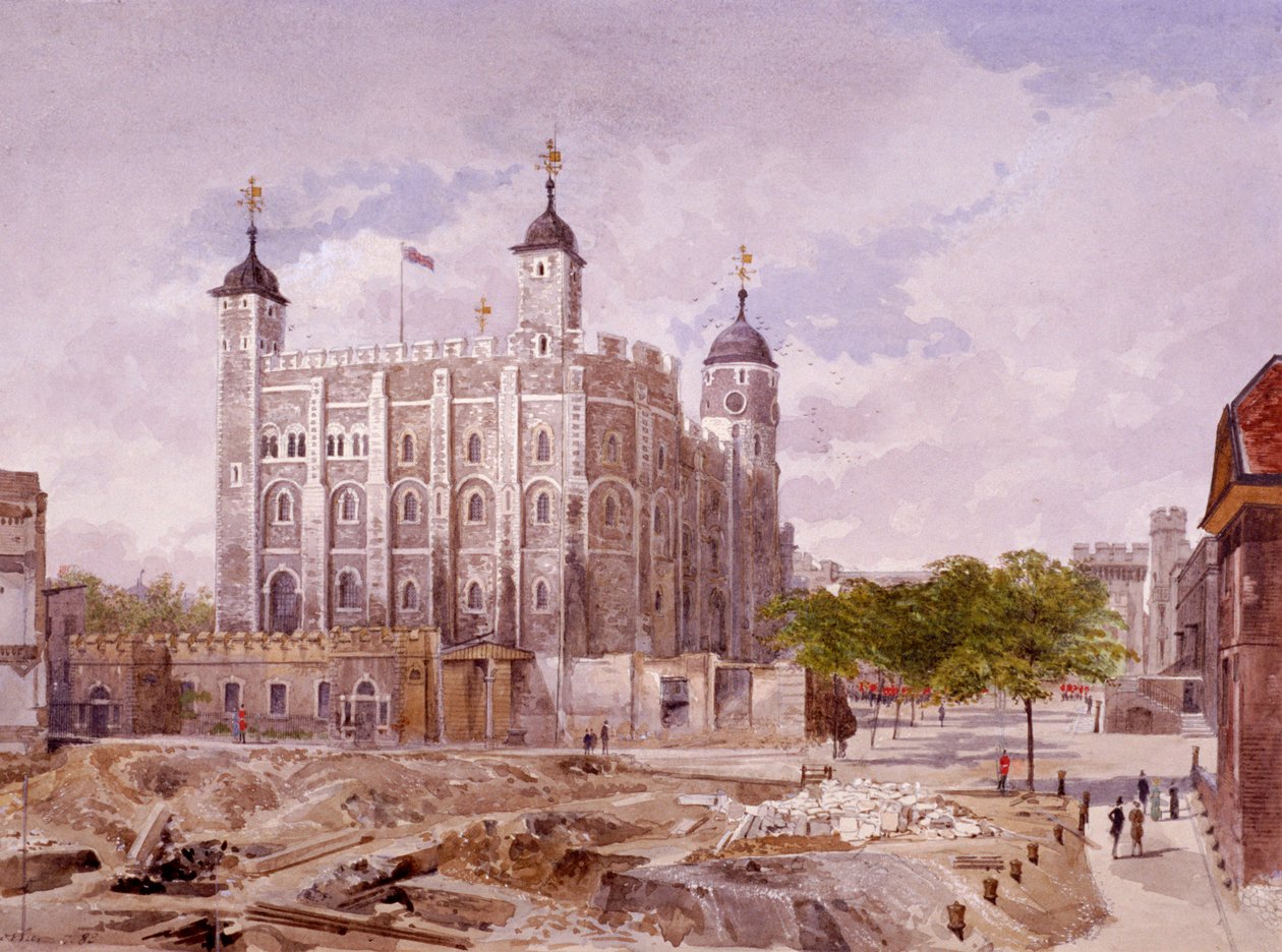 Lontoon Tower, Lontoo, 1883 tekijältä John Crowther